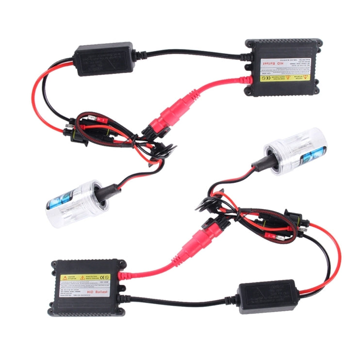 2PCS 35W H3 2800 LM Slim HID Xenon Light with 2 Alloy HID Ballast, High Intensity Discharge Lamp, Color Temperature: 4300K - Xenon Lights by buy2fix | Online Shopping UK | buy2fix