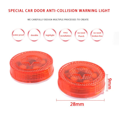 2 PCS Car Door Magnetic Warning Strobe Light Lamp(Colorful Light) - In Car by buy2fix | Online Shopping UK | buy2fix