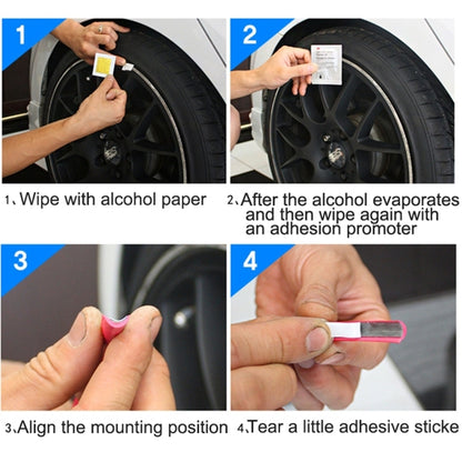 Universal Decorative Scratchproof Stickup 8M Flexible Car Wheel Hub TRIM Mouldings Shining Decoration Strip(Gold) - Decorative Strip by buy2fix | Online Shopping UK | buy2fix