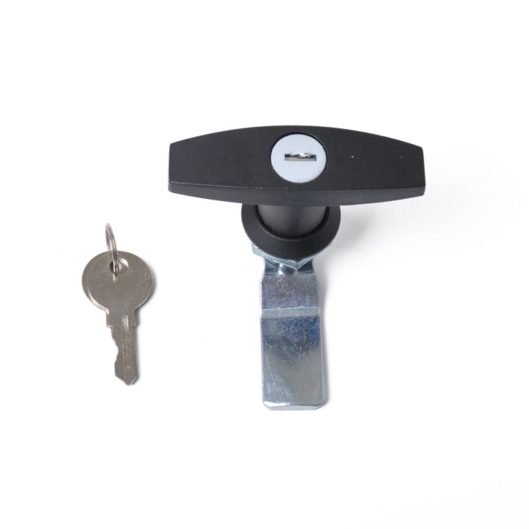 2 PCS Black T Shape Handle Paddle Entry Door Latch & Keys Tool Box Lock for Trailer / Yacht / Truck - In Car by buy2fix | Online Shopping UK | buy2fix