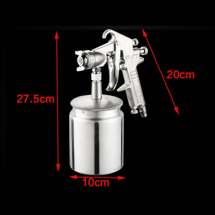 W-77 Paint Spray Gun Sprayer lower Pot Pneumatic Tool for Home Car, Hole diameter: 3mm - Others by buy2fix | Online Shopping UK | buy2fix