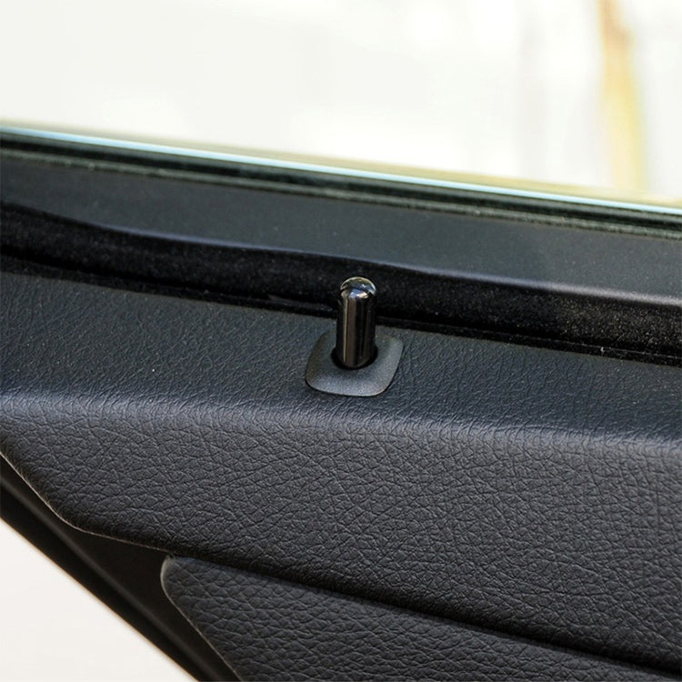 4 PCS Car Unlock Cover Door Bolt Door Handle for BMW X1 / X6(Black) - In Car by buy2fix | Online Shopping UK | buy2fix