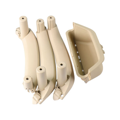 Car Rear Right Inside Doors Handle Pull Trim Cover 5141 7394 519-1 for BMW X3 X4, Left Driving (Beige) - In Car by buy2fix | Online Shopping UK | buy2fix