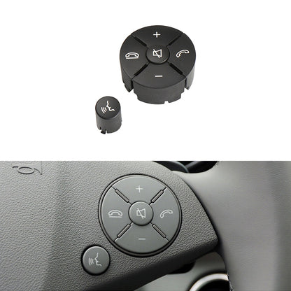 Car Right Side Steering Wheel Switch Buttons Panel for Mercedes-Benz W204 2007-2014, Left Driving(Black) - In Car by buy2fix | Online Shopping UK | buy2fix