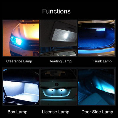 2 PCS T10 / W5W / 168 DC12V 1.8W 6000K 140LM 18LEDs SMD-3030 Car Reading Lamp Clearance Light, with Decoder - In Car by buy2fix | Online Shopping UK | buy2fix