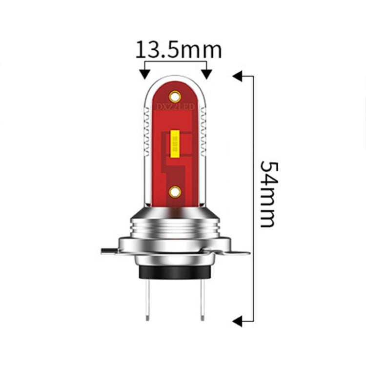 2 PCS H7 DC9-24V 7W 1200LM IP65 Car LED Fog Light (Ice Blue Light) - In Car by buy2fix | Online Shopping UK | buy2fix