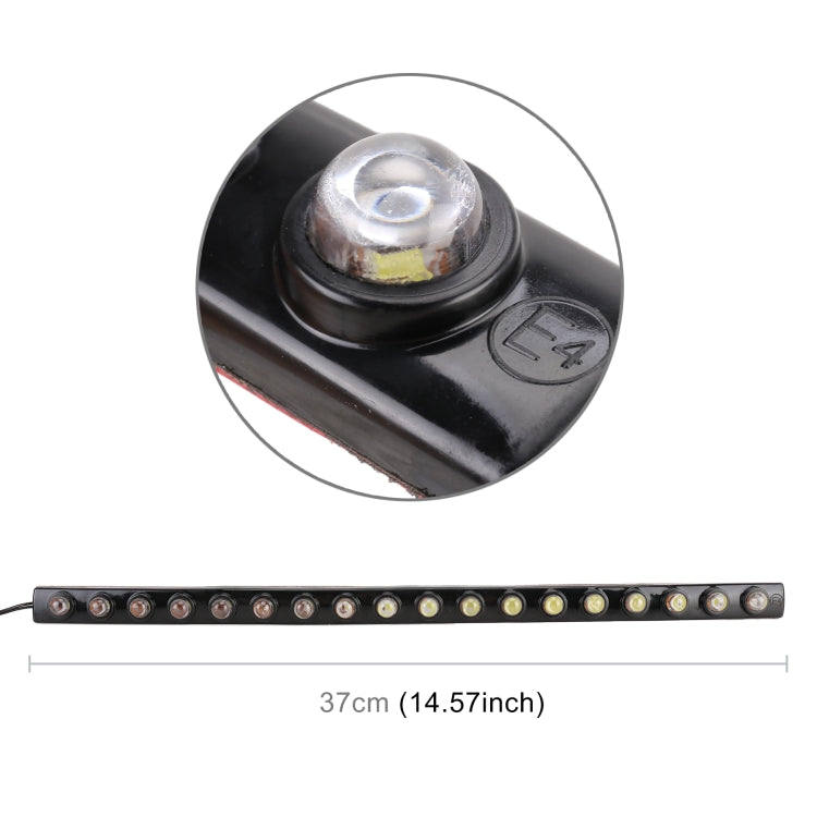 18LEDs SMD-5050 DC12V / 4W / 5500K / 200LM Car Daytime Running Light - In Car by buy2fix | Online Shopping UK | buy2fix