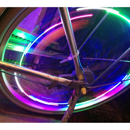 Bicycle Wheel Spoke Decorative LED Light Article Bar Strip - Decorative Lights by buy2fix | Online Shopping UK | buy2fix