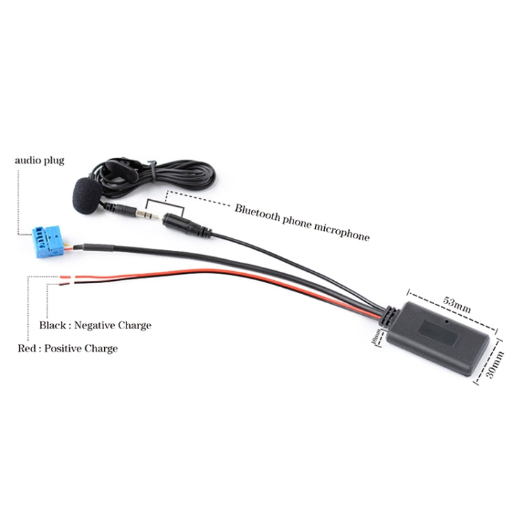 Car AUX Bluetooth Audio Cable + MIC for Ford Fiesta / Focus / S-Max - In Car by buy2fix | Online Shopping UK | buy2fix