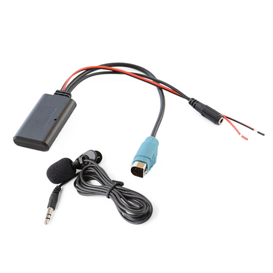 Car AUX Bluetooth Wireless Music Audio Cable + MIC Phone  for Alpine KCE-236B 9870/9872 - In Car by buy2fix | Online Shopping UK | buy2fix