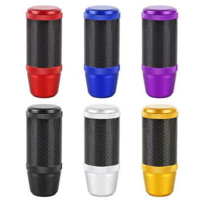 Universal Car Carbon Fiber Metal Gear Shift Knob (Red) - In Car by buy2fix | Online Shopping UK | buy2fix