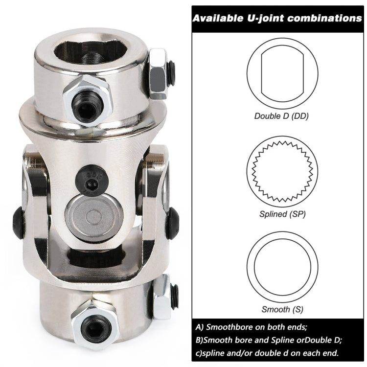 Car Modification 3/4 inch Steering Shaft Universal Joint - In Car by buy2fix | Online Shopping UK | buy2fix