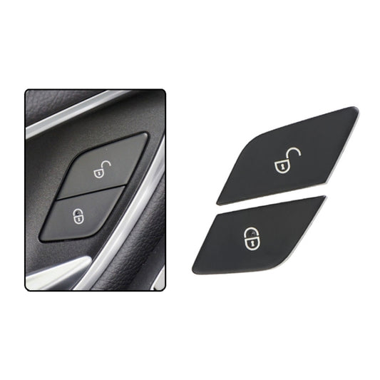 For Mercedes-Benz E-Class 2016-2021 Left Driving Car Left Side Door Lock Switch Buttons 2059055251 (Black) - In Car by buy2fix | Online Shopping UK | buy2fix