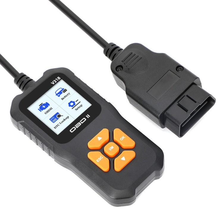 V318 Car OBD2 Color Screen Diagnostic Tool Code Reader - In Car by buy2fix | Online Shopping UK | buy2fix