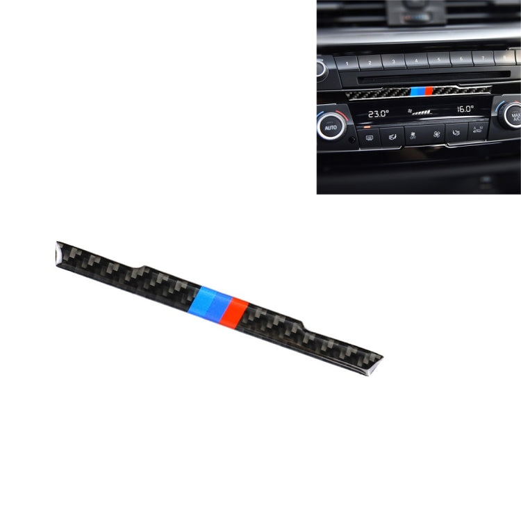 Three Color Carbon Fiber Car Central Control CD Decorative Sticker for BMW (F30) 2013-2015 / (F34) 2013-2016 -  by buy2fix | Online Shopping UK | buy2fix