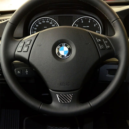 Little B Version Carbon Fiber Car Steering Wheel Decorative Sticker for BMW E90 2005-2012 -  by buy2fix | Online Shopping UK | buy2fix