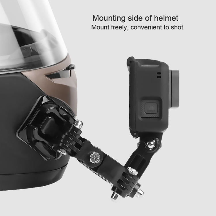 Cycling Helmet Adhesive Multi-Joint Arm Fixed Mount Set with J-Hook Buckle Mount & Screw for DJI Osmo Action, GoPro HERO10 Black /9 Black / HERO8 Black /7 /6 /5 /5 Session /4 Session /4 /3+ /3 /2 /1, Xiaoyi and Other Action Cameras - DJI & GoPro Accessories by buy2fix | Online Shopping UK | buy2fix