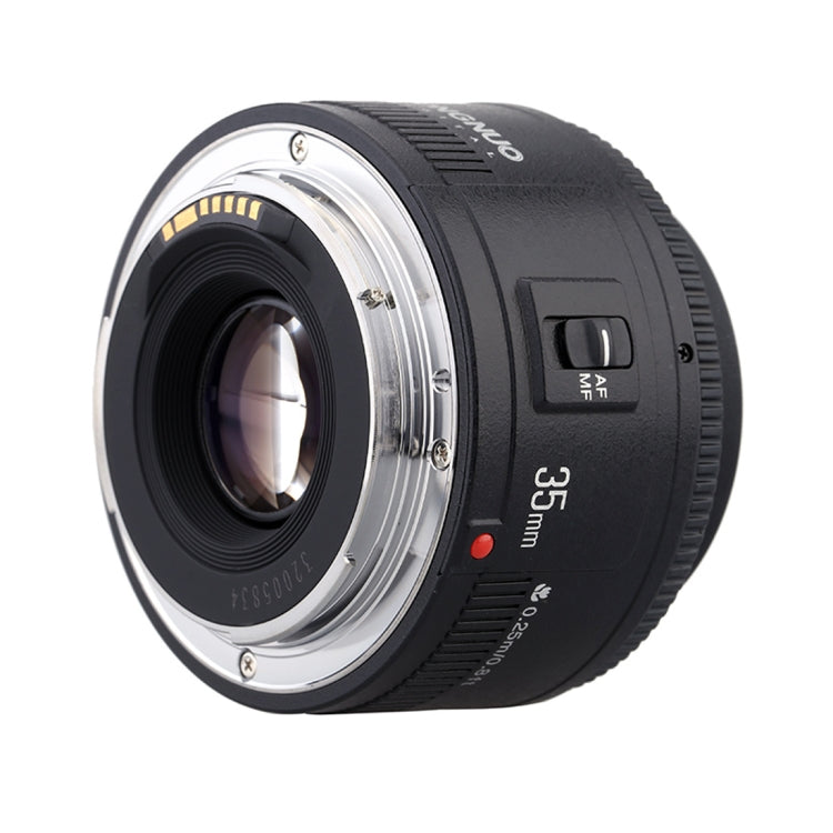 YONGNUO YN35MM F2N 1:2 AF/MF Wide-Angle Fixed/Prime Auto Focus Lens for Nikon DSLR Cameras(Black) - Auxiliary Lens by YONGNUO | Online Shopping UK | buy2fix