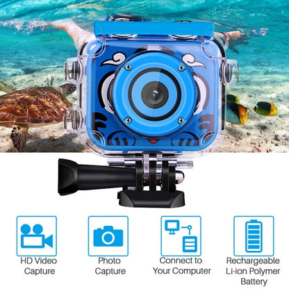 G20 5.0 Mega Pixel 1.77 inch Screen 30m Waterproof HD Digital Camera for Children (Blue) - Consumer Electronics by buy2fix | Online Shopping UK | buy2fix