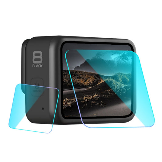 For GoPro HERO8 Black Lens + LCD Display Tempered Glass Film(Transparent) - DJI & GoPro Accessories by buy2fix | Online Shopping UK | buy2fix