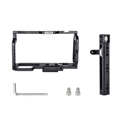 YELANGU C9-A YLG0911A Handle Video Camera Cage Stabilizer for DJI BMPCC 4K(Black) - Camera Accessories by YELANGU | Online Shopping UK | buy2fix