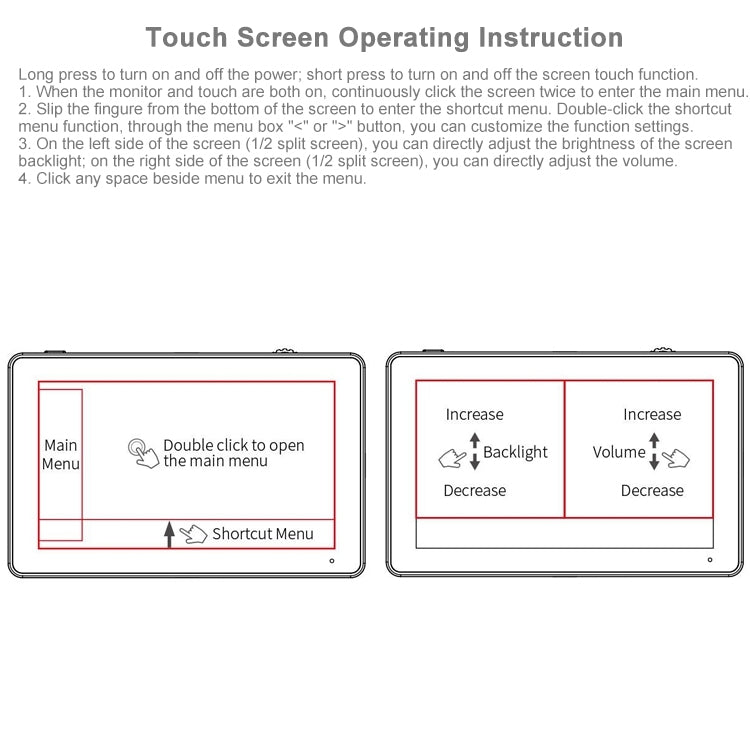 FEELWORLD LUT6S 1920x1080 2600 nits 6 inch IPS Screen HDMI 4K Touch Screen SDI HDI Camera Field Monitor - On-camera Monitors by FEELWORLD | Online Shopping UK | buy2fix