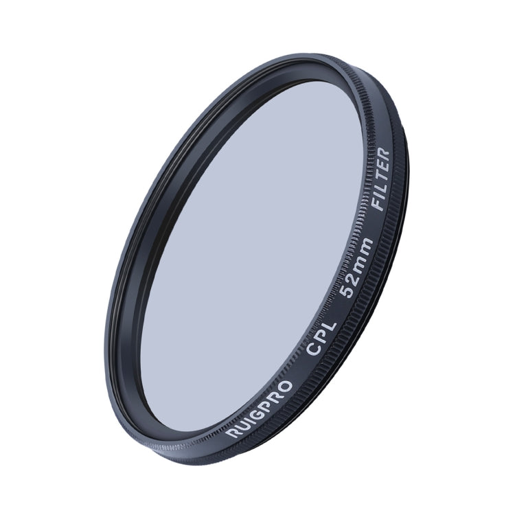 RUIGPRO for GoPro HERO10 Black / HERO9 Black Professional 52mm CPL Lens Filter with Filter Adapter Ring & Lens Cap - Lens Filter by RUIGPRO | Online Shopping UK | buy2fix