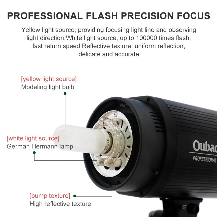 TRIOPO Oubao TTR600W Studio Flash with E27 150W Light Bulb - Camera Accessories by TRIOPO | Online Shopping UK | buy2fix