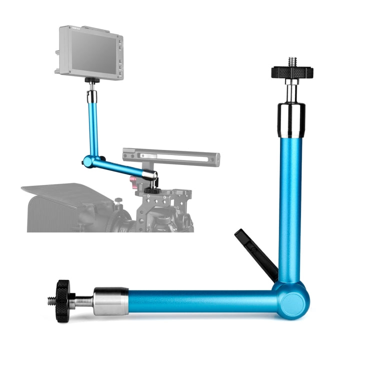 YELANGU 11 inch Adjustable Friction Articulating Magic Arm(Blue) - Camera Gimbal by YELANGU | Online Shopping UK | buy2fix