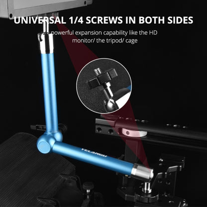 YELANGU 11 inch Adjustable Friction Articulating Magic Arm(Blue) - Camera Gimbal by YELANGU | Online Shopping UK | buy2fix