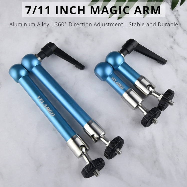 YELANGU 11 inch Adjustable Friction Articulating Magic Arm(Blue) - Camera Gimbal by YELANGU | Online Shopping UK | buy2fix