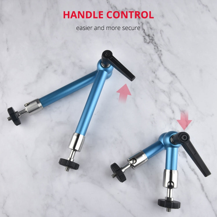 YELANGU 11 inch Adjustable Friction Articulating Magic Arm(Blue) - Camera Gimbal by YELANGU | Online Shopping UK | buy2fix