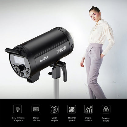 Godox DP1000III Studio Flash Light 1000Ws Bowens Mount Studio Speedlight(US Plug) - Camera Accessories by Godox | Online Shopping UK | buy2fix