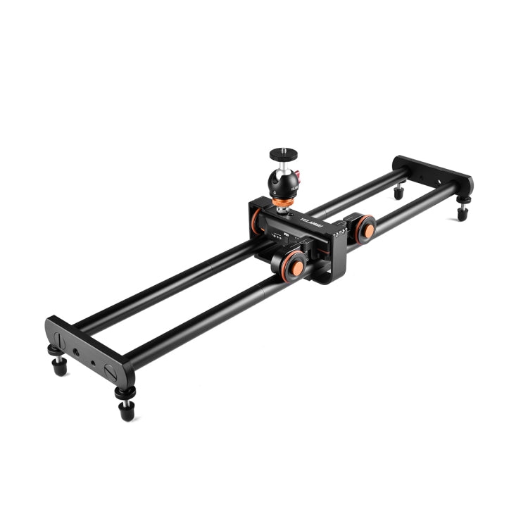 YELANGU L4X-60ET 60cm Splicing Slide Rail Track + Trolley Rail Buckle with Ballhead for SLR Cameras / Video Cameras (Black) - Camera Accessories by YELANGU | Online Shopping UK | buy2fix