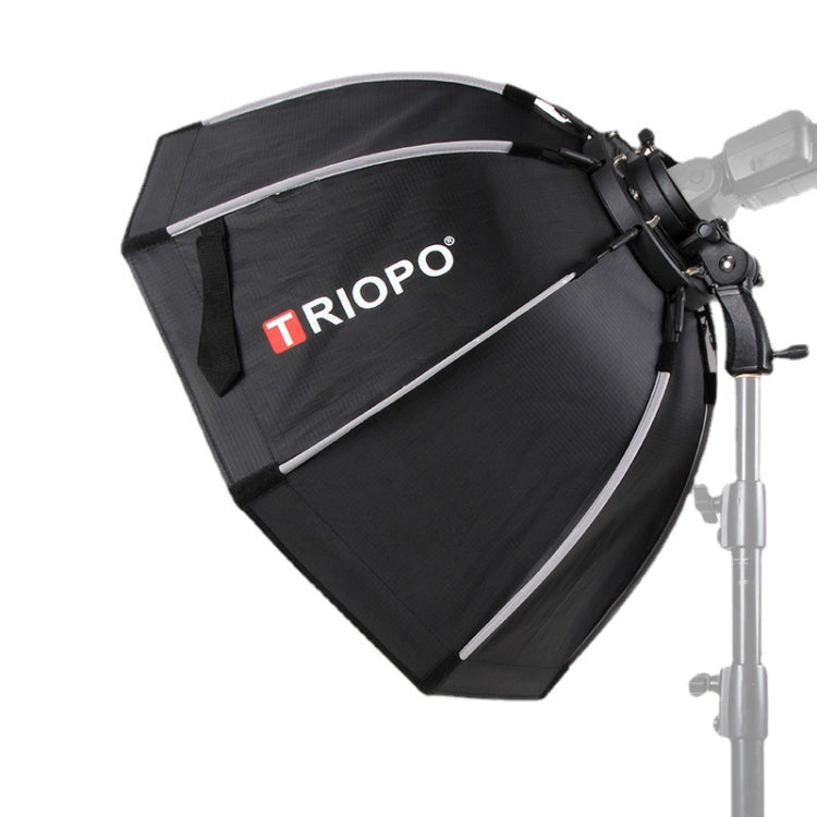 TRIOPO KS2-55 55cm Fast Loading Speedlite Flash Octagon Parabolic Softbox Diffuser (Black) -  by TRIOPO | Online Shopping UK | buy2fix