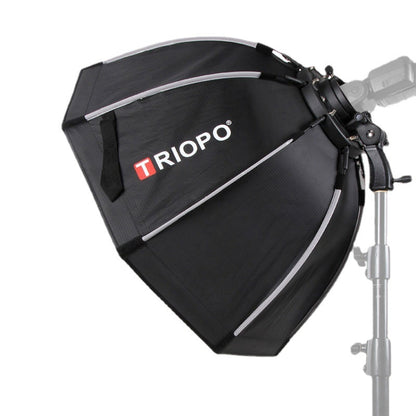 TRIOPO KS2-55 55cm Fast Loading Speedlite Flash Octagon Parabolic Softbox Diffuser (Black) - Camera Accessories by TRIOPO | Online Shopping UK | buy2fix