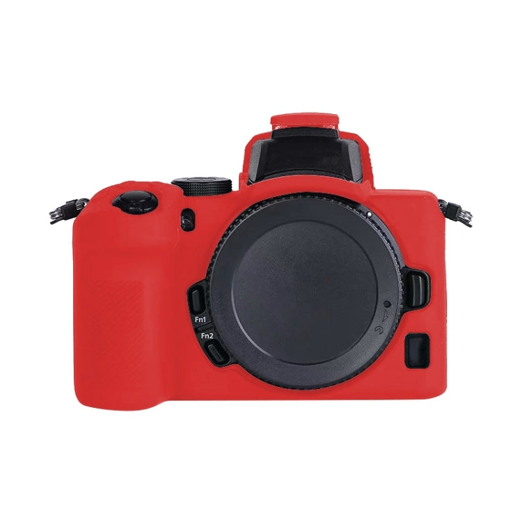 Soft Silicone Protective Case for Nikon Z50 (Red) - Camera Accessories by buy2fix | Online Shopping UK | buy2fix