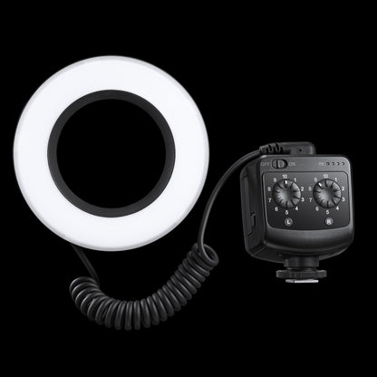 Godox Ring72 Macro Ring 48 LED Flash Light with 8 Different Size Adapter Rings(Black) - Camera Accessories by Godox | Online Shopping UK | buy2fix