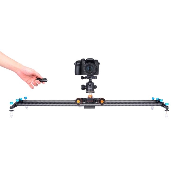 YELANGU L4X Camera Wheel Dolly II Electric Track Slider 3-Wheel Video Pulley Rolling Dolly Car with Remote Control for DSLR / Home DV Cameras, GoPro, Smartphones, Load: 3kg - Camera Dolly by YELANGU | Online Shopping UK | buy2fix