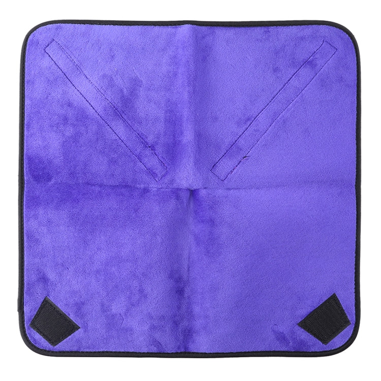 Hundred-folding Cloth Photography Camera SLR Liner Lens Bag Thickening Wrapped Cloth Plus Velvet, Size: 40x40cm (Purple) - Camera Accessories by buy2fix | Online Shopping UK | buy2fix