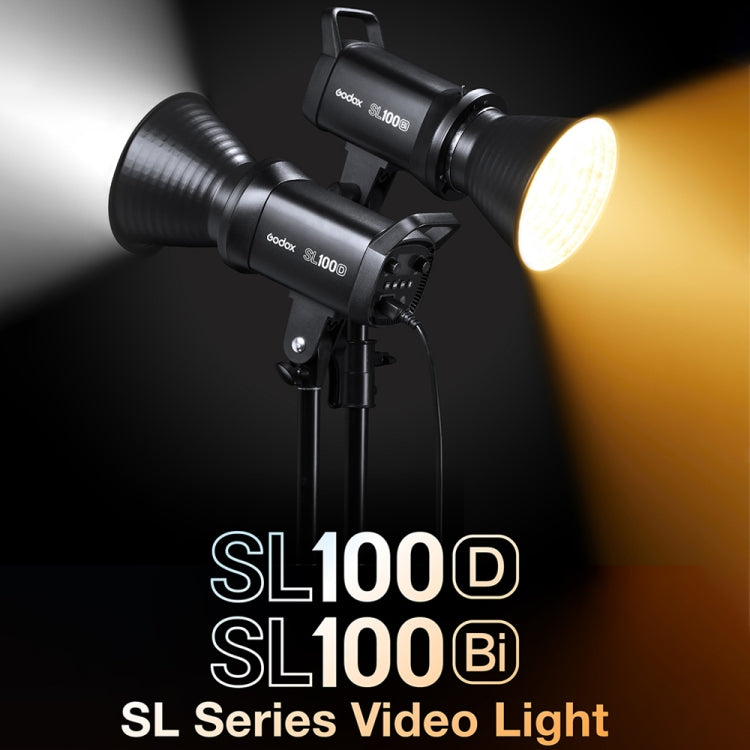 Godox SL100D 100W 5600K Daylight-balanced LED Light Studio Continuous Photo Video Light(UK Plug) - Shoe Mount Flashes by Godox | Online Shopping UK | buy2fix