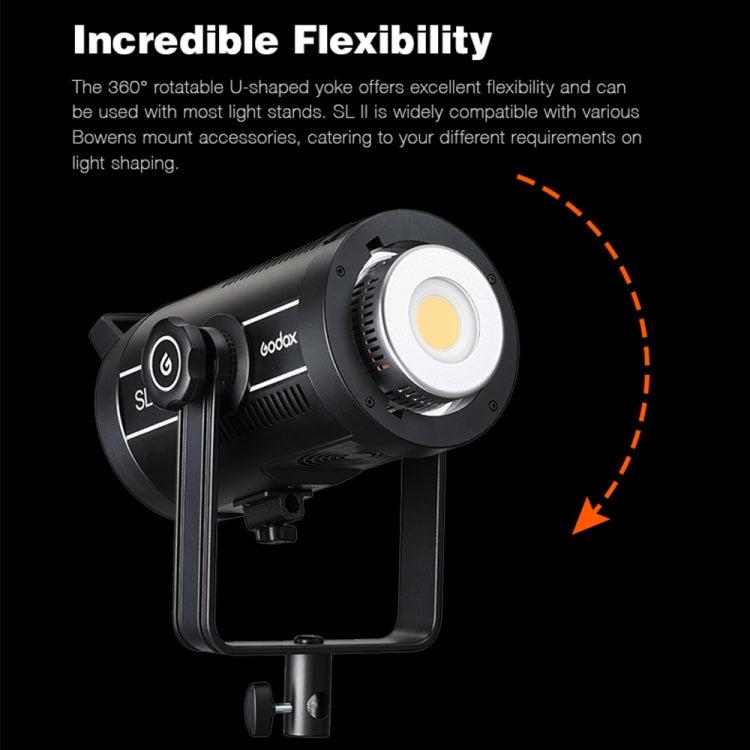 Godox SL150II 150W 5600K Daylight-balanced LED Light Studio Continuous Photo Video Light(EU Plug) - Shoe Mount Flashes by Godox | Online Shopping UK | buy2fix