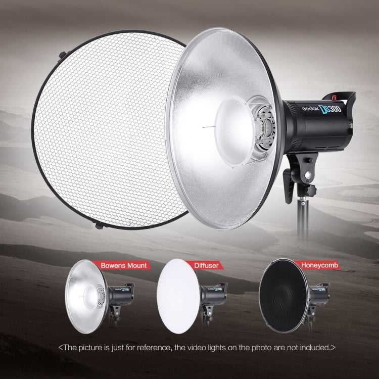 Godox RS42CM 42cm Studio White Beauty Dish Reflector Bowens Mount Diffuser -  by Godox | Online Shopping UK | buy2fix