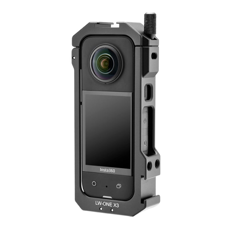 For Insta360 X3 YELANGU LW-ONE X3 Metal Cage Extended Frame Case - DJI & GoPro Accessories by YELANGU | Online Shopping UK | buy2fix