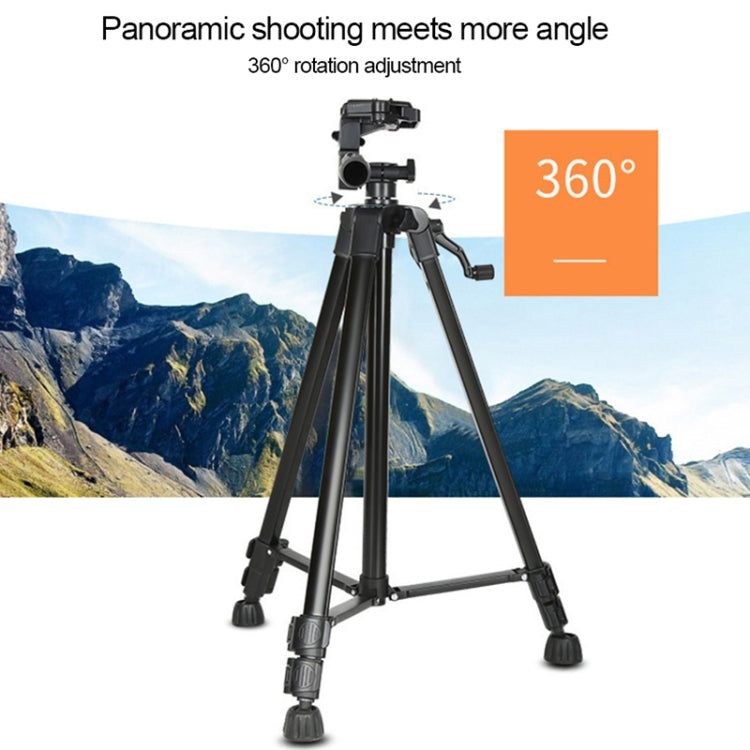 3388 1.3m Portable Phone Live Selfie Tripod DV SLR Camera Stand (Black) - Tripods by buy2fix | Online Shopping UK | buy2fix