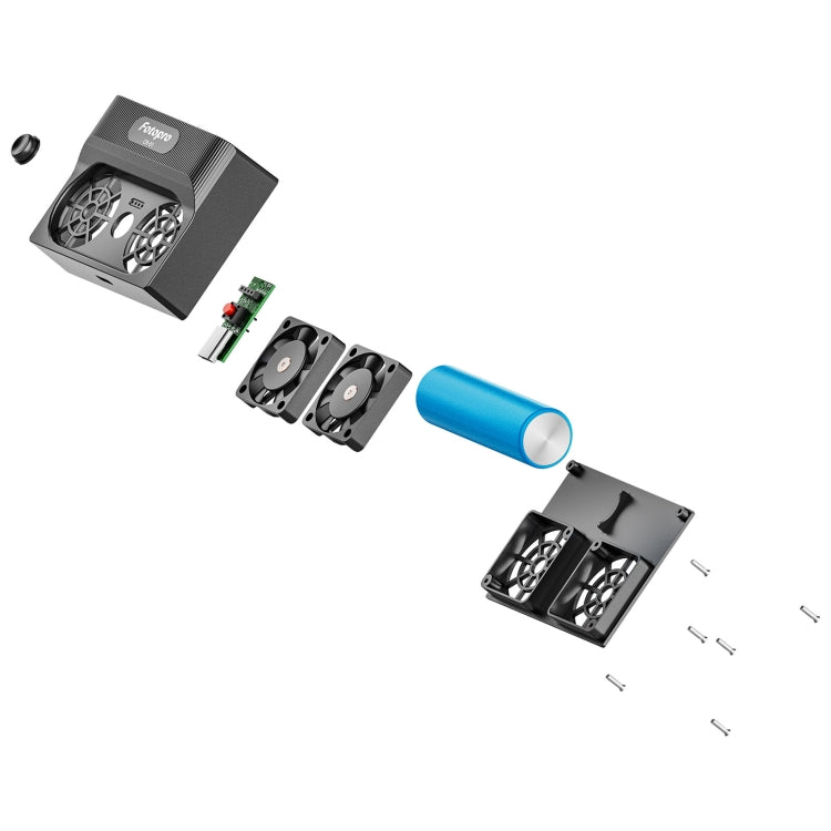 Fotopro CR-01 Camera Cooling Fan Cooler Heat Sink (White) -  by Fotopro | Online Shopping UK | buy2fix