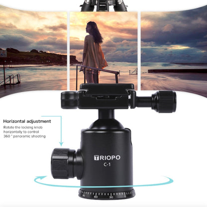 TRIOPO 652 Horizontal Arm Tripod Mount Quick Release Center Column Boom Bracket with Tripod Ball-Head - Tripods by TRIOPO | Online Shopping UK | buy2fix