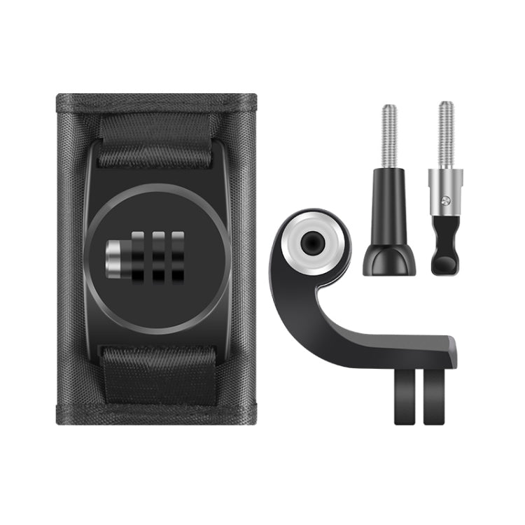 Hook and Loop Fastener Backpack Rec-Mounts Clip Clamp Mount with Screw for GoPro, Insta360, DJI and Other Action Cameras - Mount & Holder by buy2fix | Online Shopping UK | buy2fix