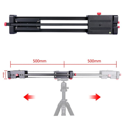 YELANGU YLG0109I 50cm / 100cm (Installs on Tripod) Slide Rail Track for DSLR / SLR Cameras / Video Cameras - Camera Slider by YELANGU | Online Shopping UK | buy2fix