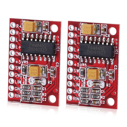 2 PCS LandaTianrui LDTR-WG0126 3W Audio Amplifier Board (Red) - Other Accessories by buy2fix | Online Shopping UK | buy2fix